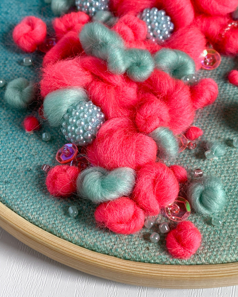 Cotton Candy Reef - Embroidery