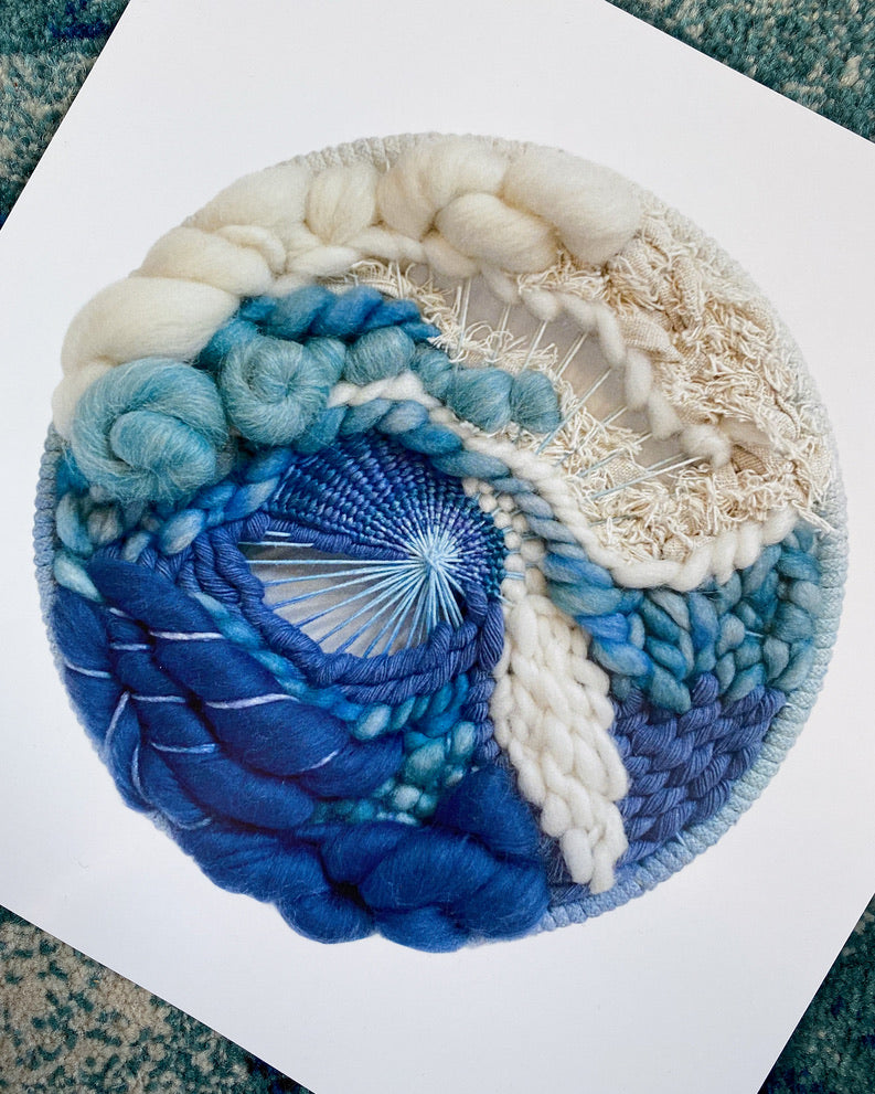 Ocean Waves Print Trio