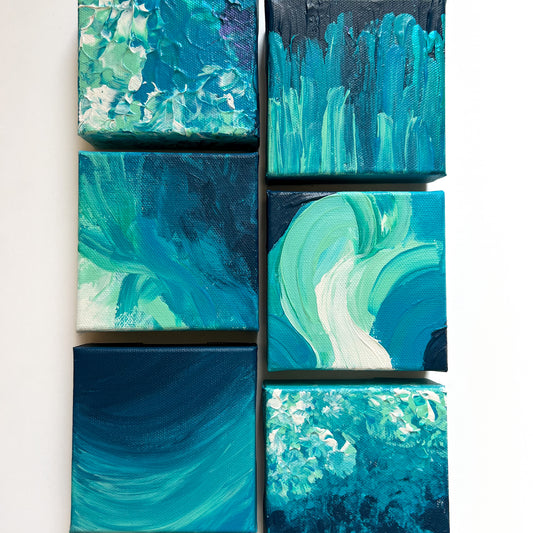 Little Square Ocean - Canvas Painting