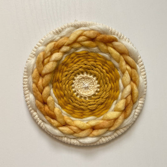 Sunshine Mandala - Woven Wall Hanging