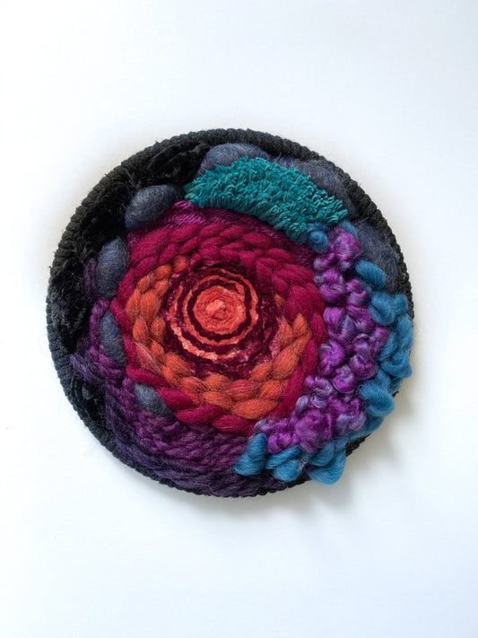 Jewel Tones II - Woven Wall Hanging