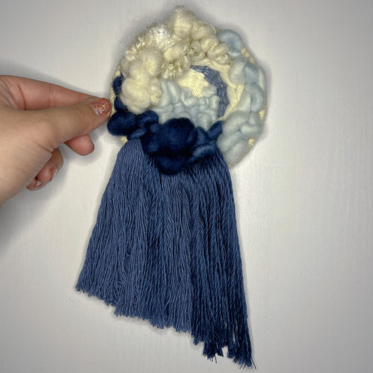 Circle of Sky - Woven Wall Hanging